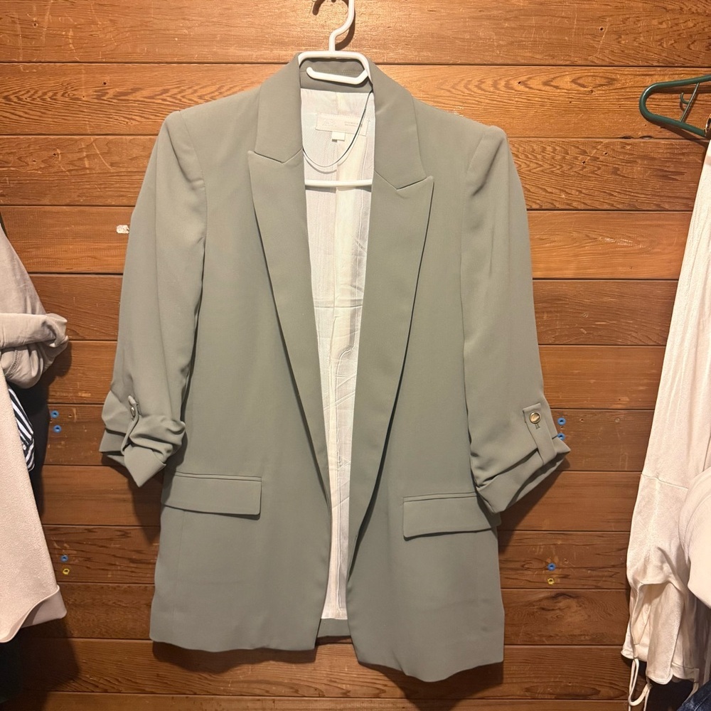 Zara Elegant Green Blazer